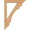 Ekena Millwork Olympic Traditional Smooth Bracket w/ Offset Brace, Western Red Cedar, 5 1/2"W x 30"D x 42"H BKT0604X30X42OLY01SWR - alternate 2